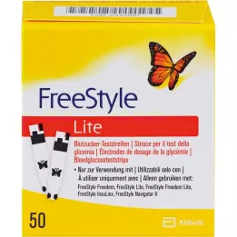 FREESTYLE lite testremsor utan kodning, 50 timmar