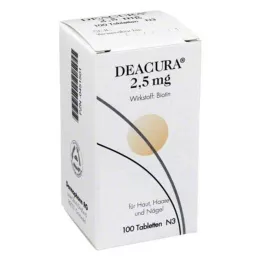 DEACURA 2,5 mg tabletter, 100 st