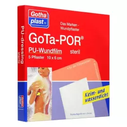 GOTA-POR PU WundFilm 10x6 cm Steril Pavement, 5 st