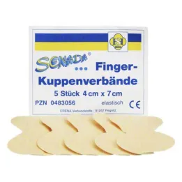 Senada fingertoppsbandage 4x7 cm, 5 st
