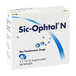 SIC OPHTAL N ögondroppar, 3X10 ml