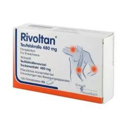 RIVOLTAN Teufels Claw 480 mg filmbelagda tabletter, 100 st