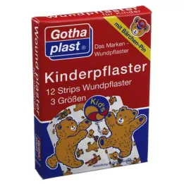 GOTHAPLAST Gipsremsor för barn, 12 st