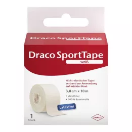 DRACO TAPEVERBAND 3,8 cmx10 m vit, 1 st
