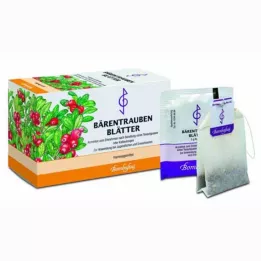 BÄRENTRAUBENBLÄTTER filterväska, 20x3 g