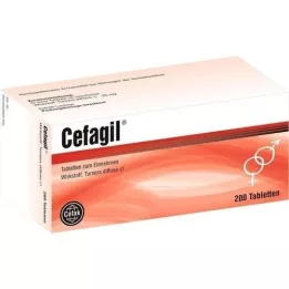 CEFAGIL tabletter, 200 st