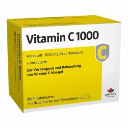 VITAMIN C 1000 filmdragerade tabletter, 50 st