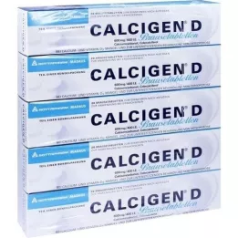 CALCIGEN D 600 mg/400, dvs jumpertabletter, 100 st