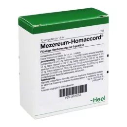 MEZEREUM HOMACCORD Ampoules, 10 st