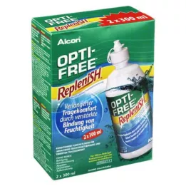 OPTI-FREE RepleniSH multifunktionell desinfektionslösning, 2X300 ml