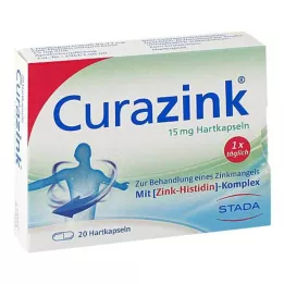 CURAZINK hårda kapslar, 20 st