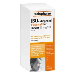 IBU-RATIOPHARM Febersirap för barn 40 mg/ml, 100 ml