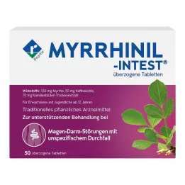 MYRRHINIL INTEST dragerade tabletter, 50 st