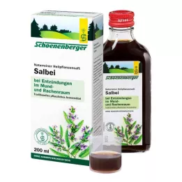 SALBEI SAFT Schoenenberger medicinalväxtjuice, 200 ml