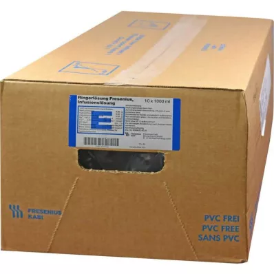 RINGER LÖSUNG Free Flex infusionslösning, 10X1000 ml RINGER LÖSUNG Free Flex infusionslösning, 10X1000 ml