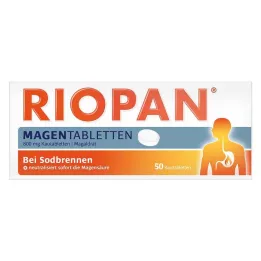 RIOPAN Magtabletter Tuggtabletter, 50 st