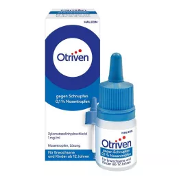 OTRIVEN 0,1 % näsdroppar för vuxna och skolbarn, 10 ml