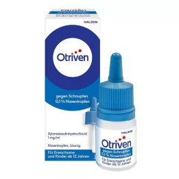 OTRIVEN 0,1 % näsdroppar för vuxna och skolbarn, 20 ml