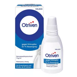 OTRIVEN 0,1 % nässpray för vuxna och skolbarn, 10 ml