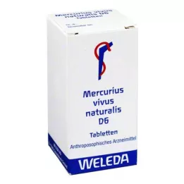MERCURIUS VIVUS NATURALIS D 6 tabletter, 80 st