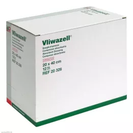 VLIWAZELL Absorberande kompresser sterila 20x40 cm, 12 st