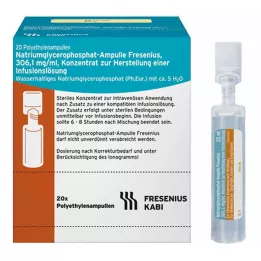 NATRIUMGLYCEROPHOSPHAT Ampull infusionslösningskoncentrat, 20X10 ml