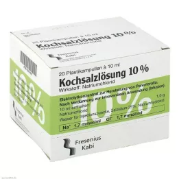 KOCHSALZLÖSUNG 10 % infusionslösningskoncentrat, 20X10 ml