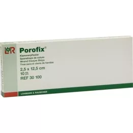 Porofix Kläder patch 2.5x12,5 cm, 10 st