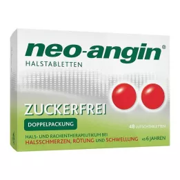 NEO-ANGIN Sockerfria halstabletter, 48 st