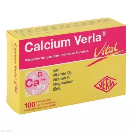 CALCIUM VERLA Vitala filmdragerade tabletter, 100 st