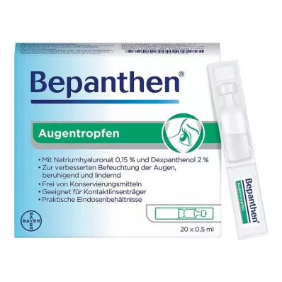 BEPANTHEN Ögondroppar, 20X0,5 ml BEPANTHEN Ögondroppar, 20X0,5 ml