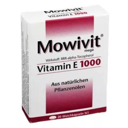 MOWIVIT Vitamin E 1000 kapslar, 20 st