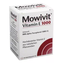 MOWIVIT Vitamin E 1000 kapslar, 50 st