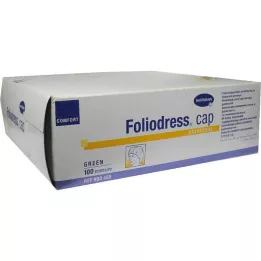 FOLIODRESS Cap Comfort Universal Grün OP-HAUBEN, 100 st