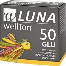 WELLION LUNA Blodsockertestremsor, 50 st