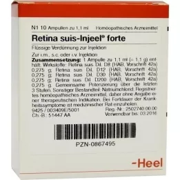 RETINA SUIS Injuel Forte Ampoules, 10 st