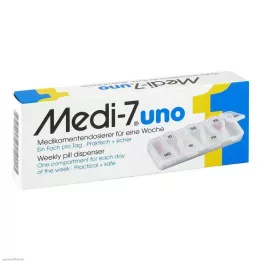 MEDI 7 uno läkemedelsdispenser för 7 dagar vit, 1 st