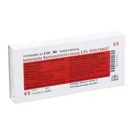 ISOTONISCHE NaCl-lösning 0,9 % Eifelfango Inj.-Lsg., 10X2 ml