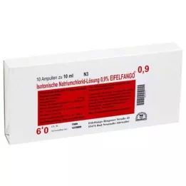 ISOTONISCHE NaCl-lösning 0,9 % Eifelfango Inj.-Lsg., 10X10 ml