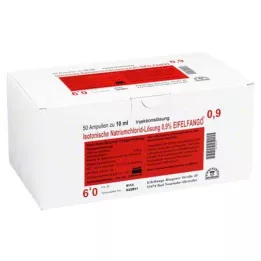 ISOTONISCHE NaCl-lösning 0,9 % Eifelfango Inj.-Lsg., 50X10 ml