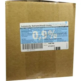 Saltlösning 0,9% plastflaska, 10X100 ml