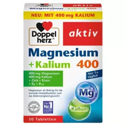 DOPPELHERZ Magnesium+Kaliumtabletter, 30 st