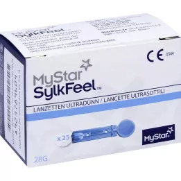 MYSTAR Sylkfeel Lanzetten 28 G, 25 st