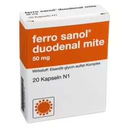 FERRO SANOL tolvfingertarmkvalster 50 mg magsäcksresistent tablett, 20 st