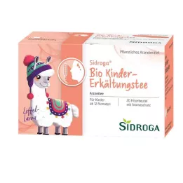 SIDROGA Ekologiska barnkallt tefilterpåsar, 20X1,5 g