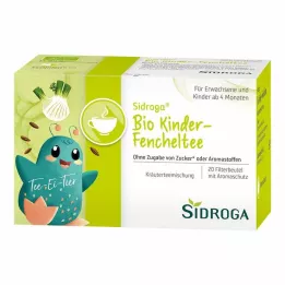 SIDROGA Ekologiska barnfänkålstefilterpåsar, 20X2,0 g