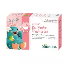 SIDROGA Ekologiska frukttefilterpåsar för barn, 20X1,5 g