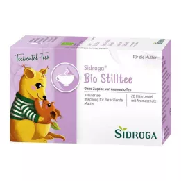 SIDROGA Ekologiska tefilterpåsar för amning, 20X1,5 g