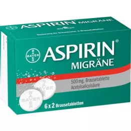 ASPIRIN MIGRÄNE Breat -tabletter, 12 st