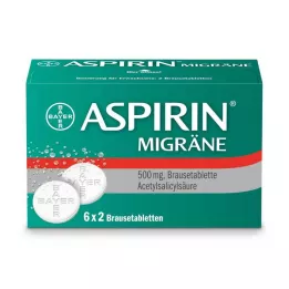 ASPIRIN MIGRÄNE Brustabletter, 12 st